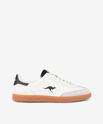 SAPATO DESPORTIVO EM PELE COMBINADA DE ATACADOR ESTILO RUNNING