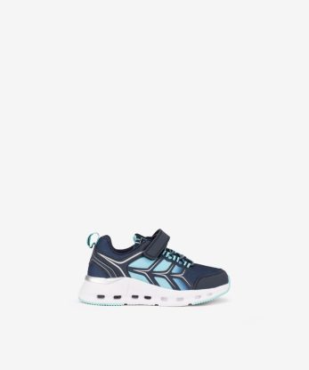 SAPATILHA MULTIPEÇA ESTAMPADA DE ATACADOR ELÁSTICO E VELCRO COM SOLA RUNNING EXTRA LEVE