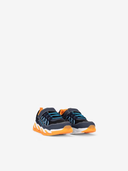 SAPATILHA MULTIPEÇA COMBINADA DE ATACADOR ELÁSTICO E VELCRO EM SOLA RUNNING COM LUZES LED - Image 2