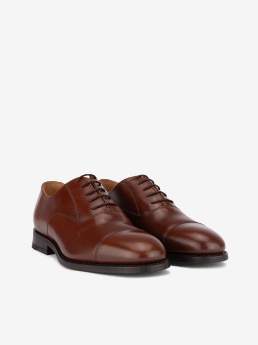 SAPATO OXFORD CAP TOE EM PELE DE ATACADOR COM SOLA DE COURO GOODYEAR WELTED - Image 2