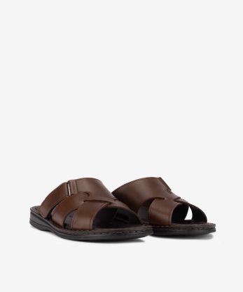 CHINELO COM TIRAS CRUZADAS E VELCRO AJUSTÁVEL