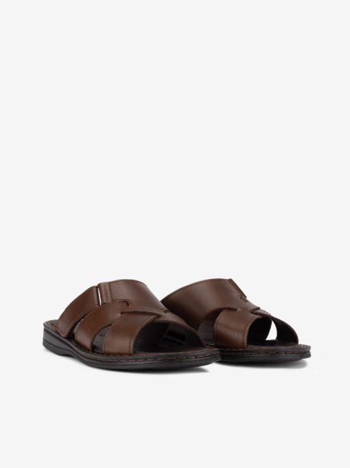 CHINELO COM TIRAS CRUZADAS E VELCRO AJUSTÁVEL