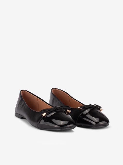 SABRINA DE FORMA QUADRADA COM CAP TOE E LAÇO DE PONTAS METÁLICAS - Image 4