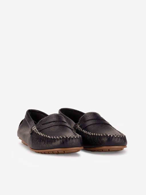 SAPATO MOCASSIN EM PELE COM COSTURA MANUAL - Image 2