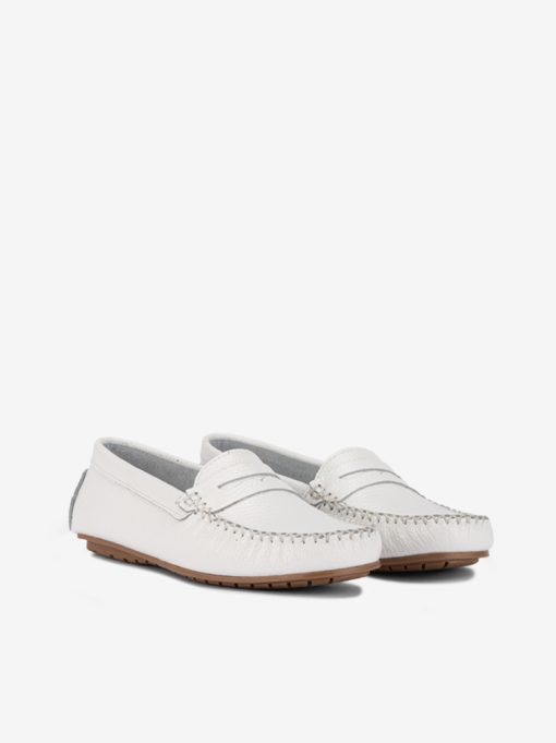 SAPATO MOCASSIN EM PELE COM COSTURA MANUAL - Image 4