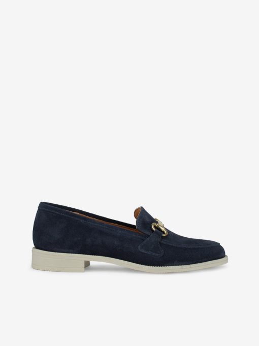 SAPATO LOAFER ESTILO MOCASSIM EM CROUTE CAMURÇA COM APLICAÇÃO - Image 3