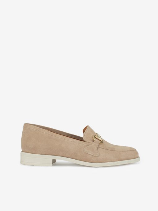 SAPATO LOAFER ESTILO MOCASSIM EM CROUTE CAMURÇA COM APLICAÇÃO - Image 5
