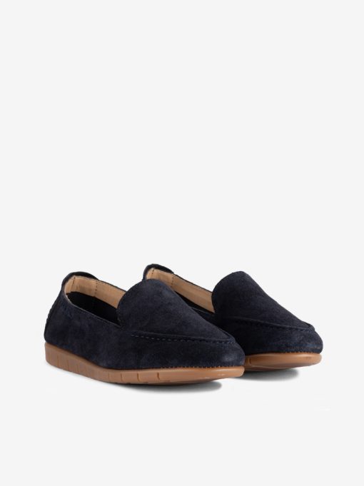 SAPATO SLIP ON EM CROUTE CAMURÇA COM SOLA FLEX CONFORTO - Image 2