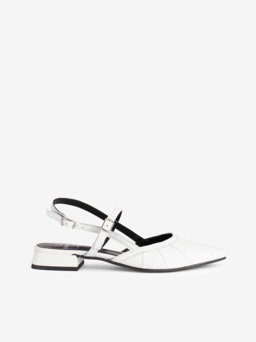 SAPATO SLING BACK MARY JANE EM PELE
