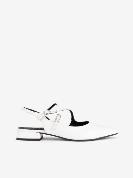 SAPATO SLING BACK MARY JANE EM PELE