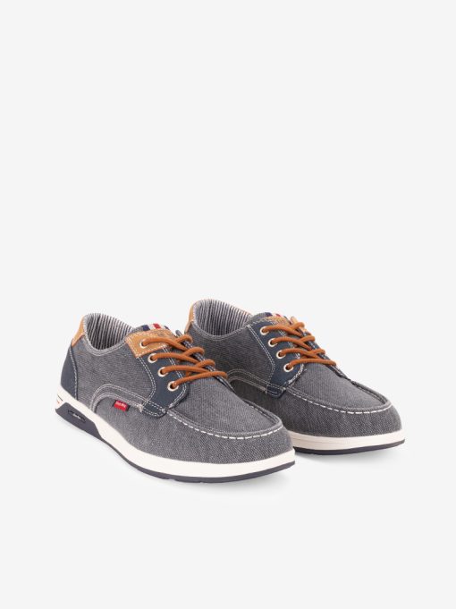 SAPATO BLUE WAY ESTILO VELA DE ATACADOR EM TECIDO COM CUPSOLE - Image 2