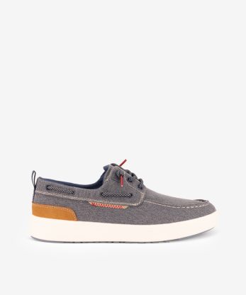 SAPATO ESTILO VELA DE ATACADOR EM CANVAS COM CUPSOLE