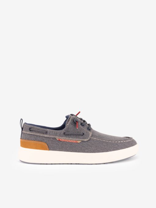 SAPATO ESTILO VELA DE ATACADOR EM CANVAS COM CUPSOLE