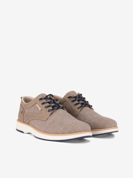 SAPATO DERBY DESPORTIVO DE ATACADOR EM CANVAS COMBINADO - Image 2