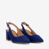SAPATO PUMP SLING BACK DE TACÃO COM FIVELA