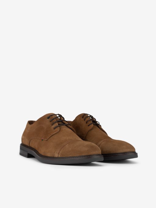 SAPATO DERBY EM CROUTE CAMURÇA DE ATACADOR COM CAP TOE - Image 2