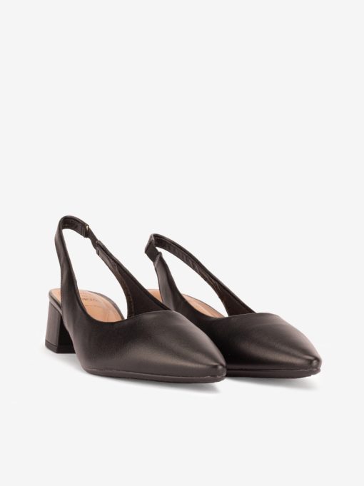 SAPATO PUMP SLING BACK DE TACÃO COM ELÁSTICO EM FORMA PONTIAGUDA - Image 2