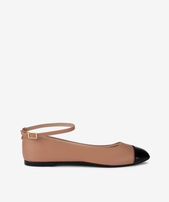SABRINA COMBINADA DE CAP TOE COM FIVELA NO TORNOZELO