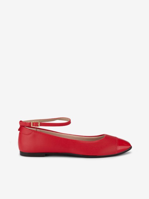 COMBINED CAP TOE SABRINA SHOE WITH ANKLE BUCKLE - Image 5