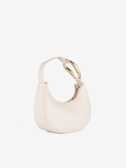 HAND BAG WITH APPLICATION ON THE HANDLE AND METAL CLOSURE - Image 2