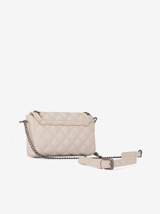 CLUTCH ACOLCHOADA COM ALÇA TIRACOLO EM CORRENTE METÁLICA - Image 2