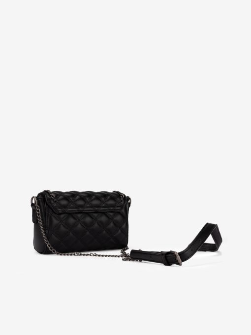 CLUTCH ACOLCHOADA COM ALÇA TIRACOLO EM CORRENTE METÁLICA - Image 4