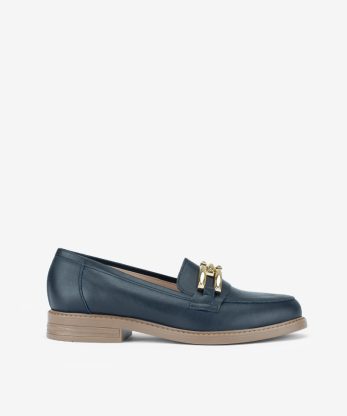SAPATO LOAFER EM PELE