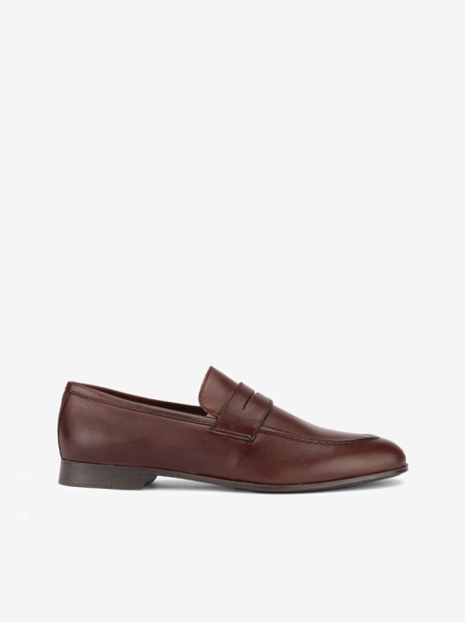 SAPATO LOAFER EM PELE