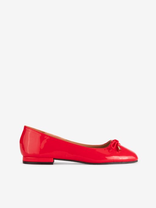BASIC VARNISH SABRINA SHOE WITH BOW - Image 3