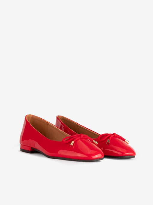 BASIC VARNISH SABRINA SHOE WITH BOW - Image 4