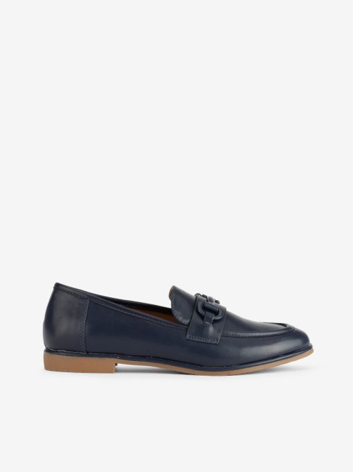 SAPATO LOAFER ESTILO MOCASSIN COM APLICAÇÃO EM SOLA FLEX