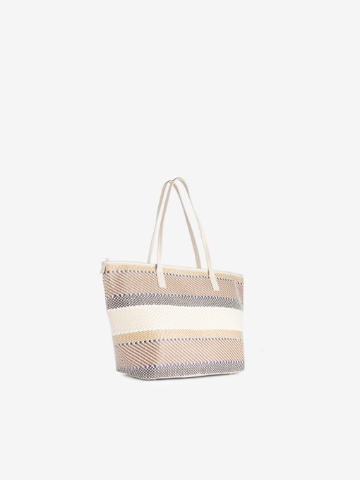MALA SHOPPER COMBINADA COM RÁFIA DE FECHO - Image 2