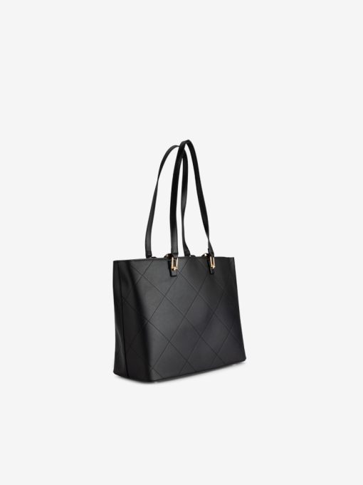 MALA TOTE ACOLCHOADA DE FECHO COM ALÇA TIRACOLO - Image 4