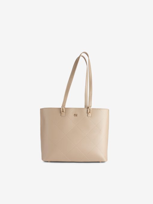 MALA TOTE ACOLCHOADA DE FECHO COM ALÇA TIRACOLO - Image 5