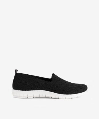 SAPATILHA SLIP ON EM TECIDO MESH RESPIRÁVEL COM SOLA FLEX