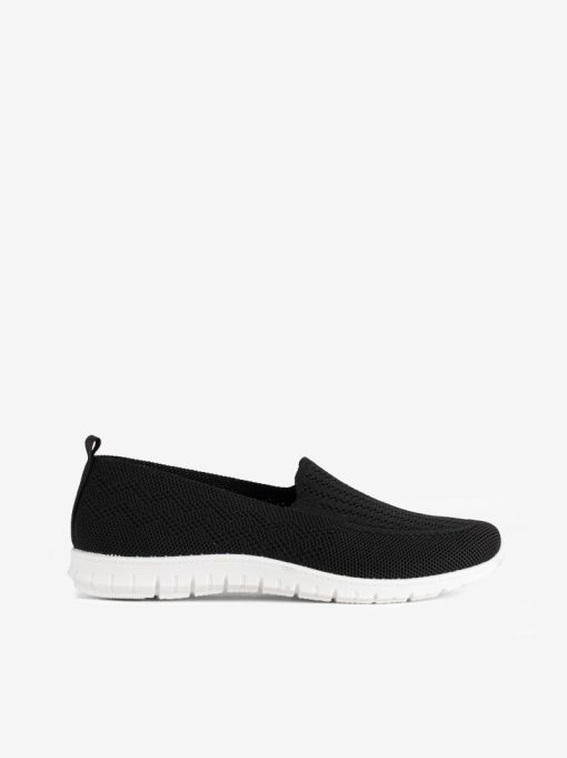 SAPATILHA SLIP ON EM TECIDO MESH RESPIRÁVEL COM SOLA FLEX