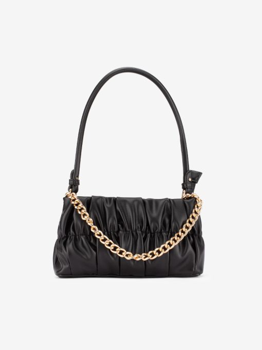 MALA TOTE ACOLCHOADA COM ALÇA TIRACOLO E CORRENTE METÁLICA - Image 5