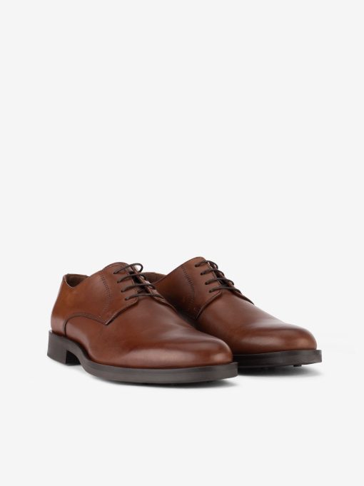SAPATO DERBY EM PELE DE ATACADOR COM CAP TOE - Image 2