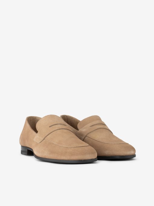 SAPATO LOAFER EM CROUTE CAMURÇA - Image 4