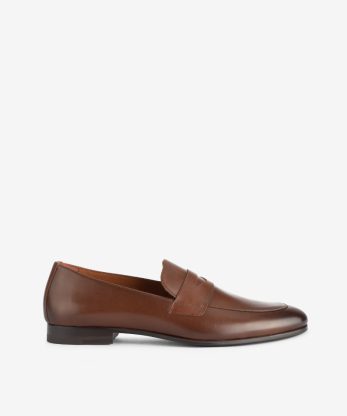 SAPATO LOAFER EM PELE