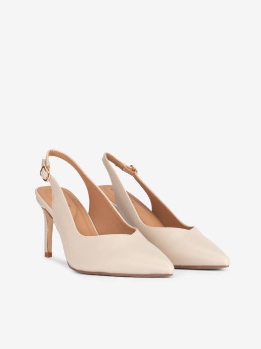 SAPATO PUMP SLING BACK DE SALTO COM FORMA PONTIAGUDA - Image 2