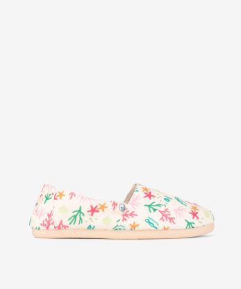 ALPERCATA EM CANVAS ESTAMPADA MULTICOLOR DE ELÁSTICO