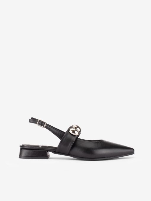 SAPATO SLING BACK MARY JANE EM PELE - Image 3