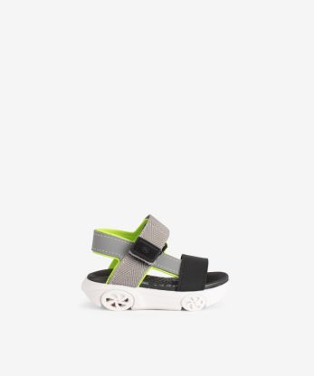 SANDÁLIA MOLEKINHO DE VELCRO COM LUZES LED NA SOLA