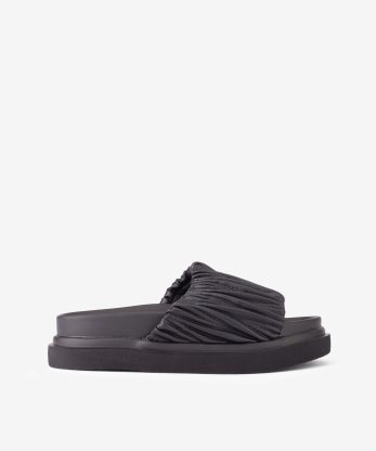 CHINELO SLIDE METAILIZADO ACOLCHOADO COM PALMILHA ANATÓMICA