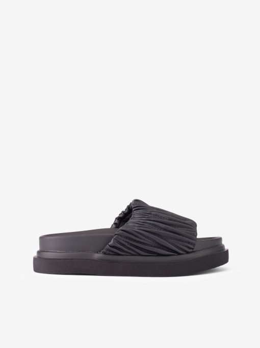 CHINELO SLIDE METAILIZADO ACOLCHOADO COM PALMILHA ANATÓMICA