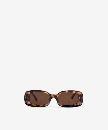ÓCULOS DE SOL ELEGANTES COM FORMA RETANGULAR FABRICADOS EM MATERIAL RESISTENTE DE POLICARBONATO COM LENTES UV400