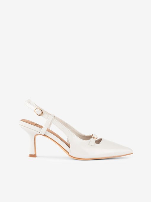 SLING BACK SHOE WITH POINTED HEEL