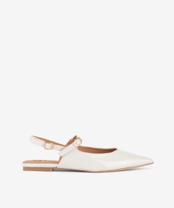 SAPATO SLING BACK MARY JANE RASO COM FORMA PONTIAGUDA