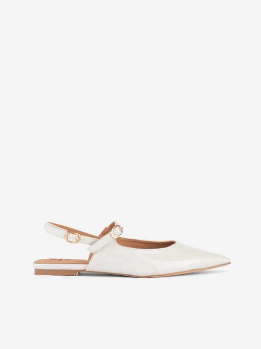 SAPATO SLING BACK MARY JANE RASO COM FORMA PONTIAGUDA